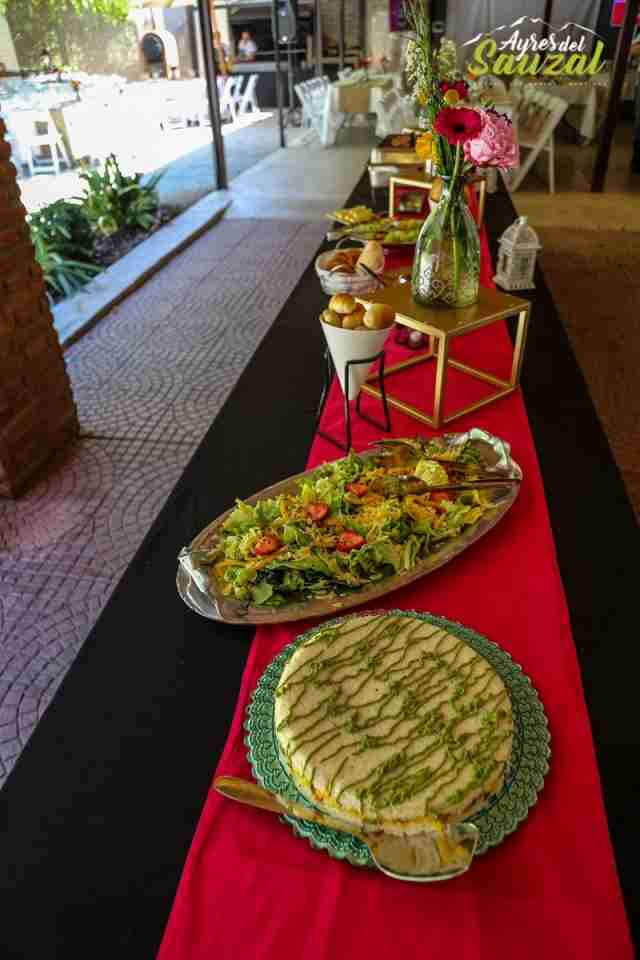 Estación de pizzas artesanales