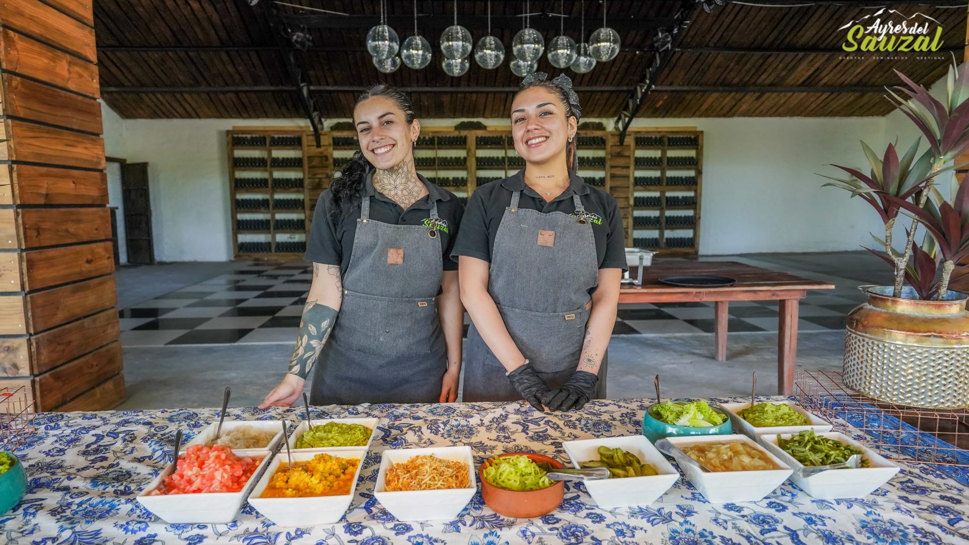Equipo de banquetería a domicilio
